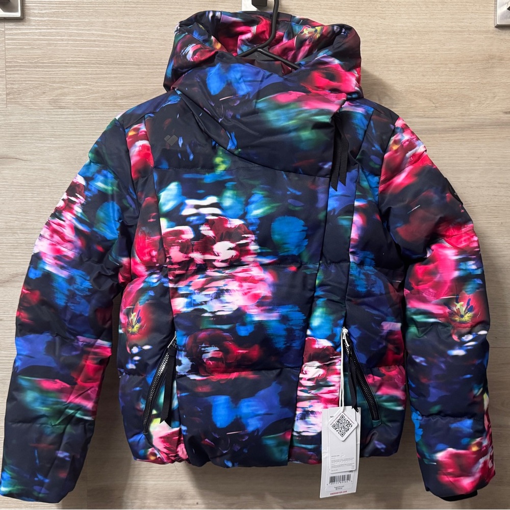 Obermeyer Girls Teen Medium (10/12) Isla Jacket - Bloominescence NWT